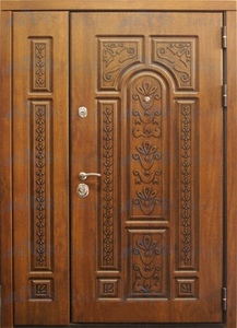 Двустворчатая металлическая дверь "Зион 6"